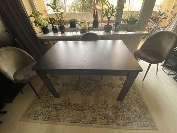 Stół czarny rozkładany