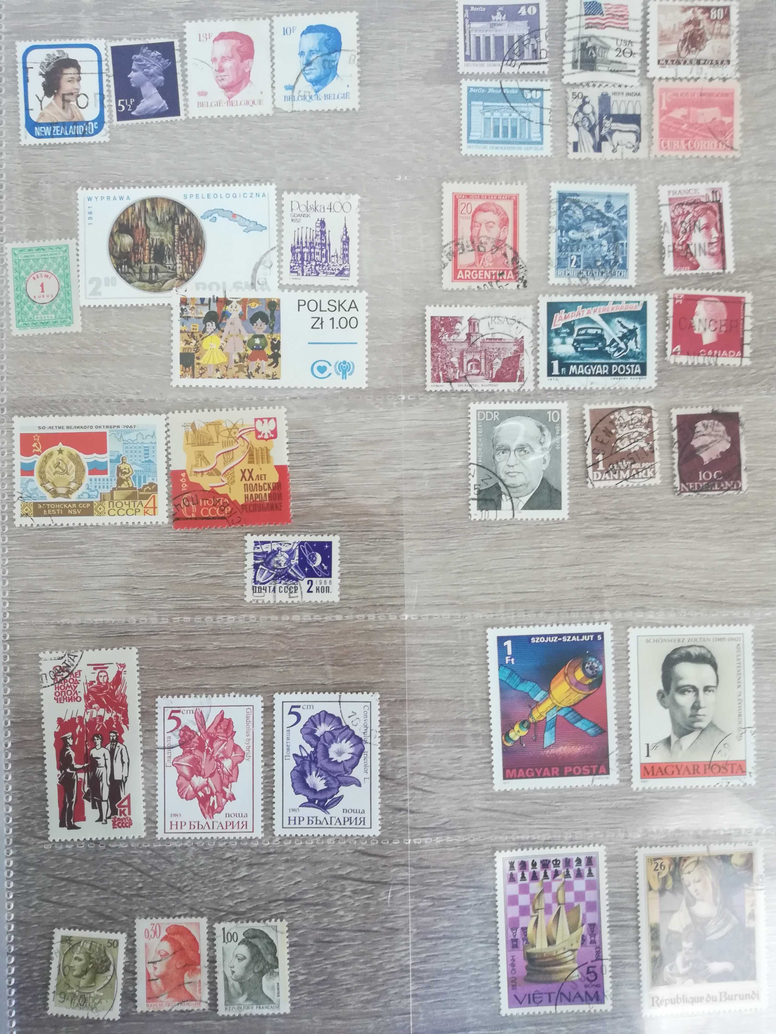 Colecção de 150 Selos - vários países, dos anos 60/70/80/90