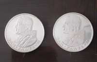 srebrne monety 1000 zł z Janem Pawłem II z 1982 i 1983