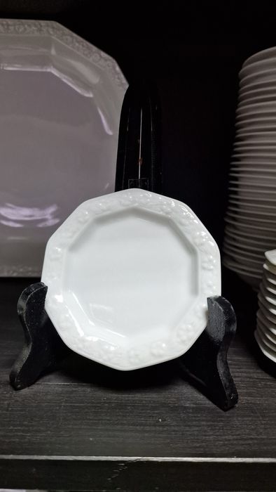 Talerzyki ,podstawki 10,5cm Rosenthal Biała Maria