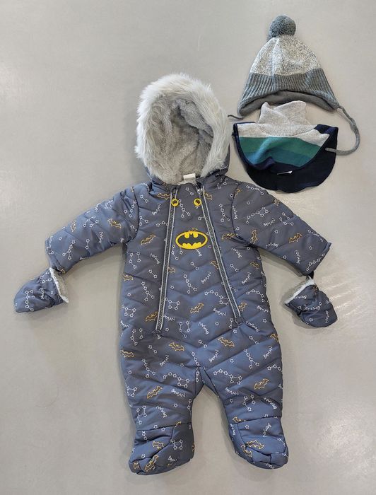 Kombinezon dziecięcy zimowy Batman, r68