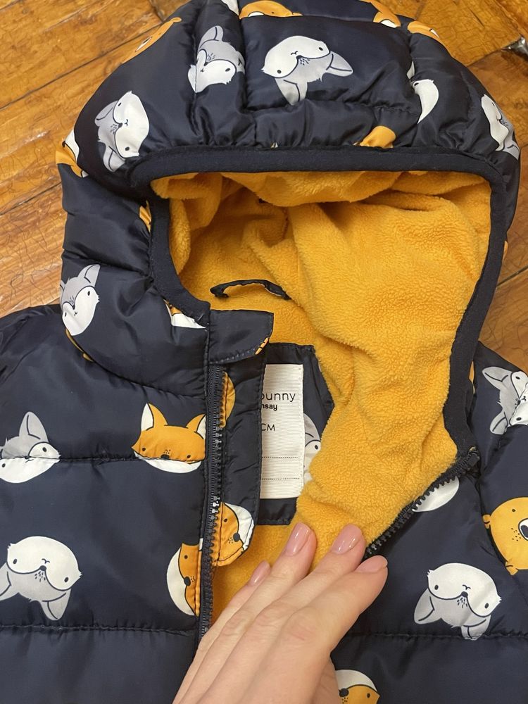 Куртка сисней sinsay 74 размер детская утепленная