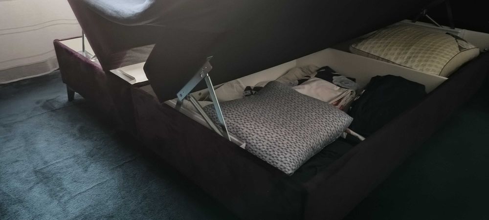 Łóżko kontynentalne 160x200 Agata Meble