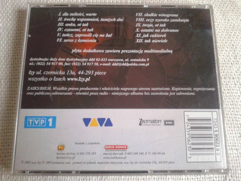 Łzy - Nie Czekaj Na Jutro CD