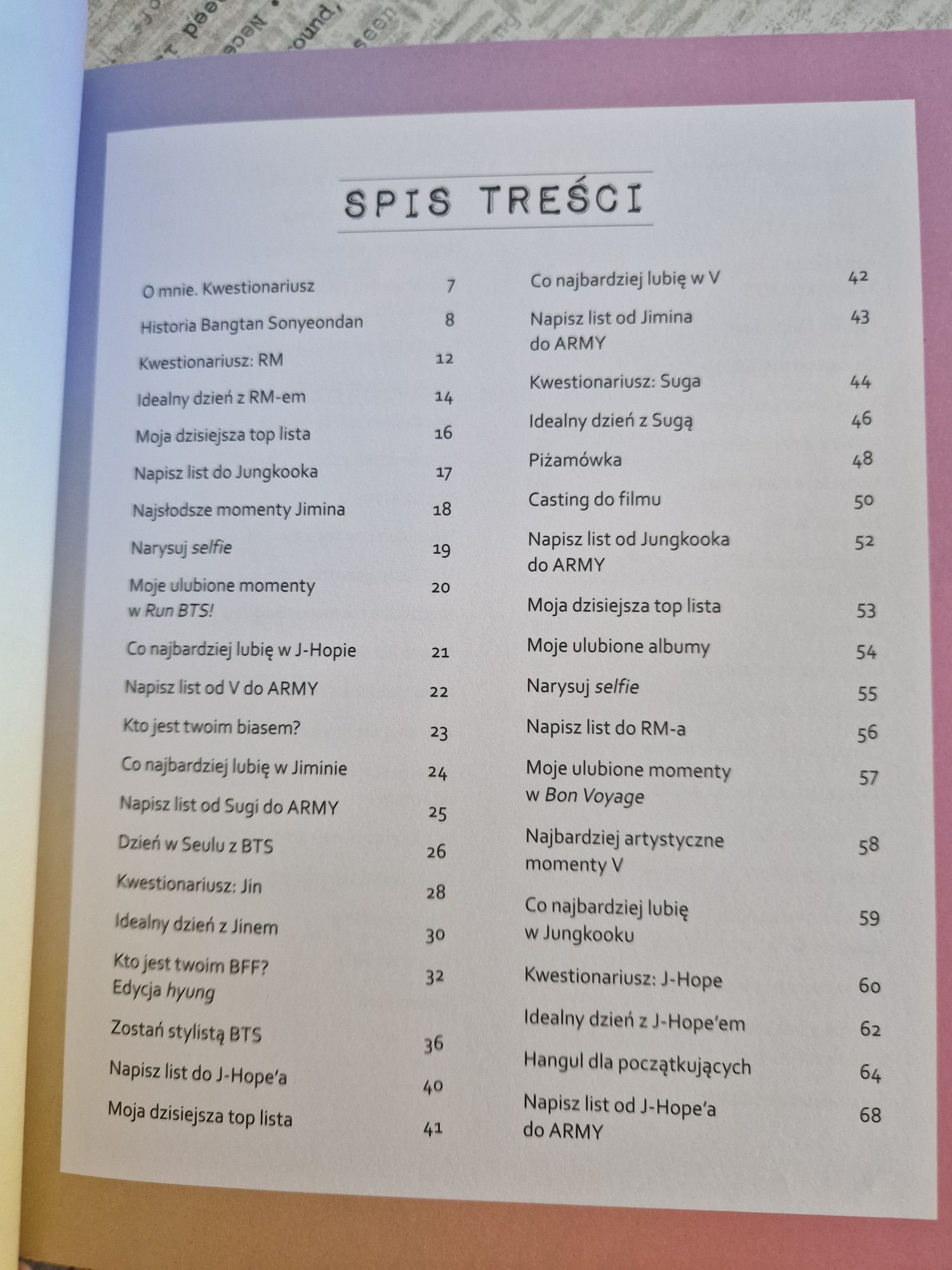 BTS i ja - activity book