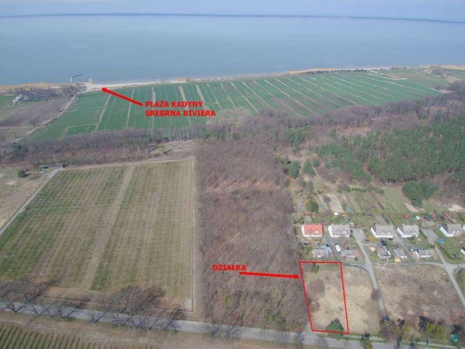 Kadyny zalew wiślany blisko Elbląg działka budowlana