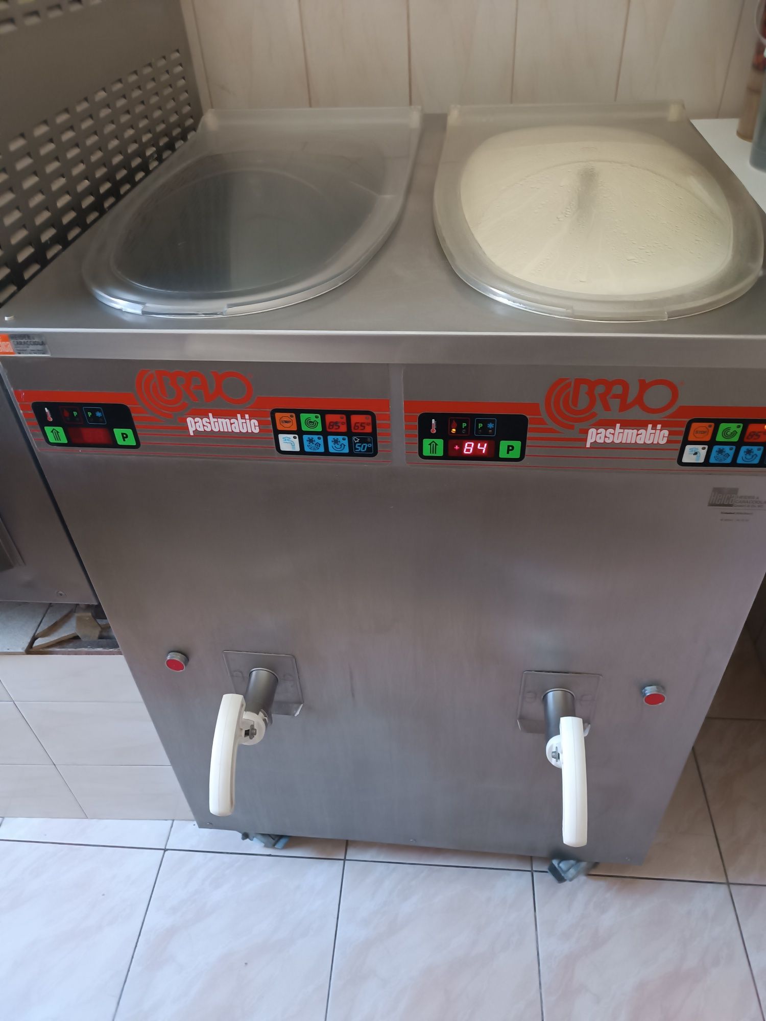 Pasteryzator do lodów bravo 2x60L jak carpigiani