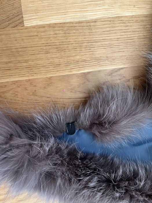 Kołnierz z lisa naturalny