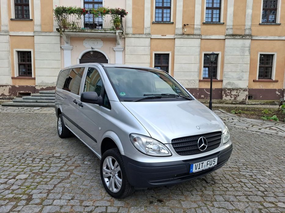Mercedes-Benz Vito LONG 4X4 Automat 9osób -1 WŁAŚCICIEL zadbany ORYGINALNY przebieg KLIMA