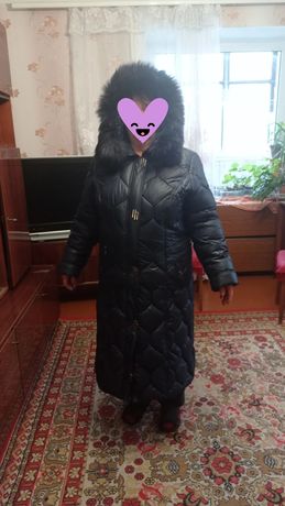 Женское зимнее пальто 56-58 размер