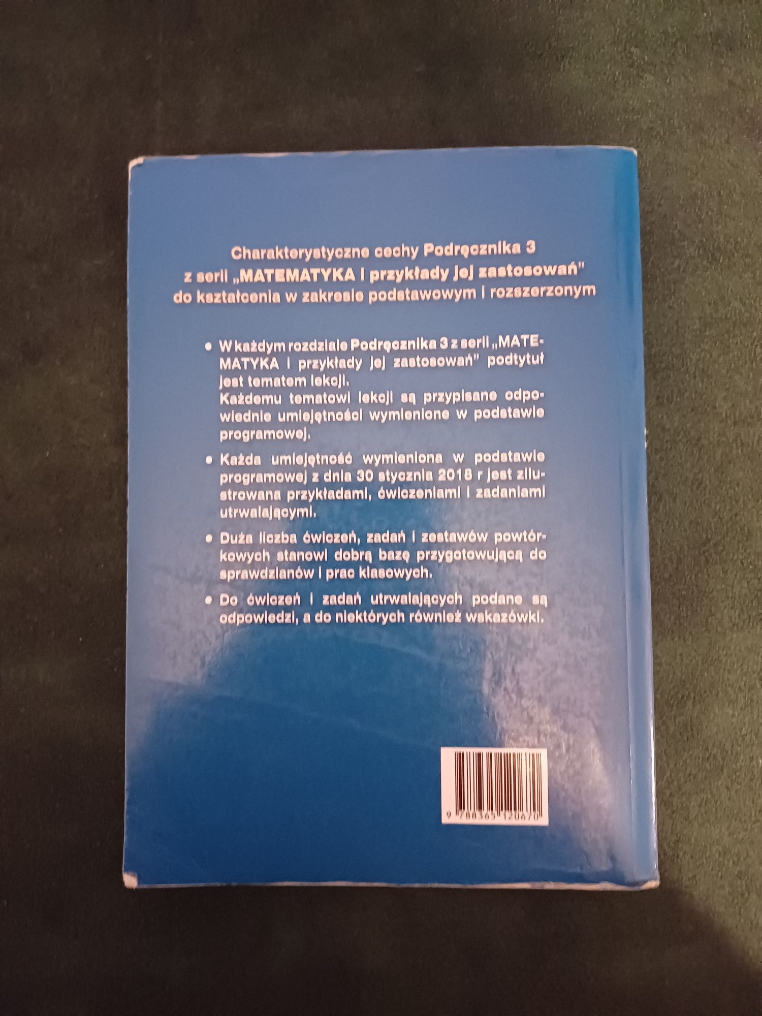 Podręcznik matematyka I przykłady jej zastosowań 3