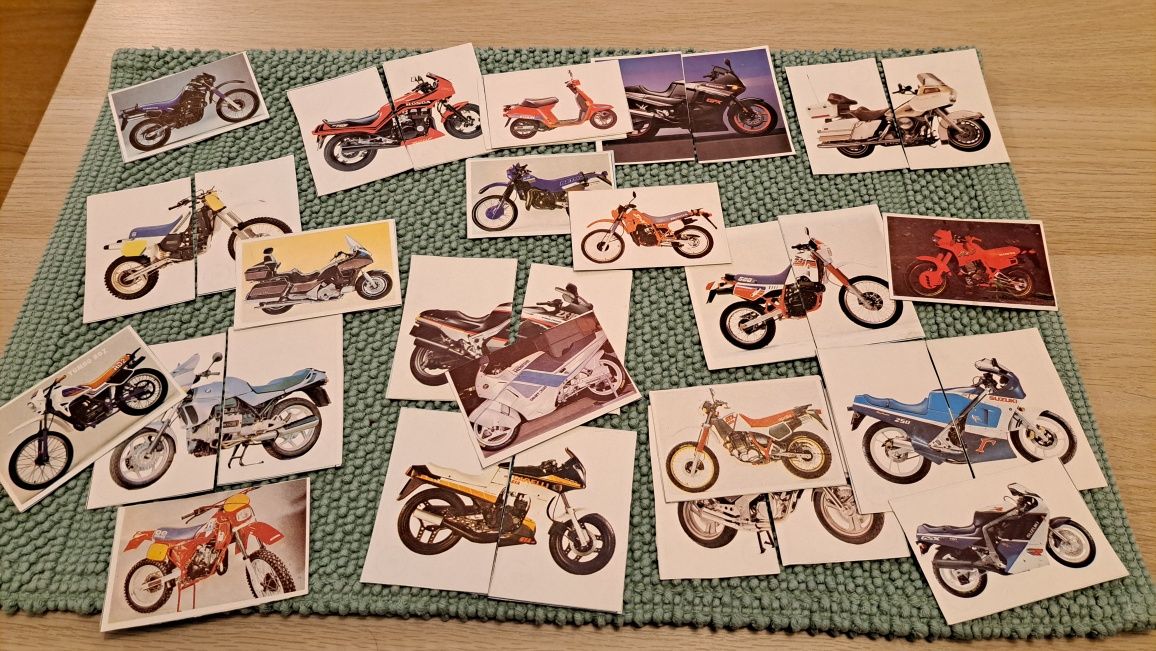 Coleção cartões motas