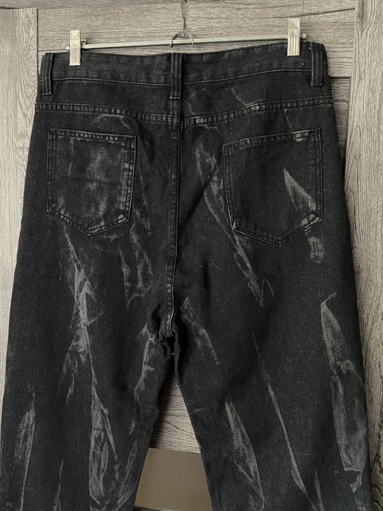 Джинси baggy fit oversize korea tie-dye jeans MoM zara