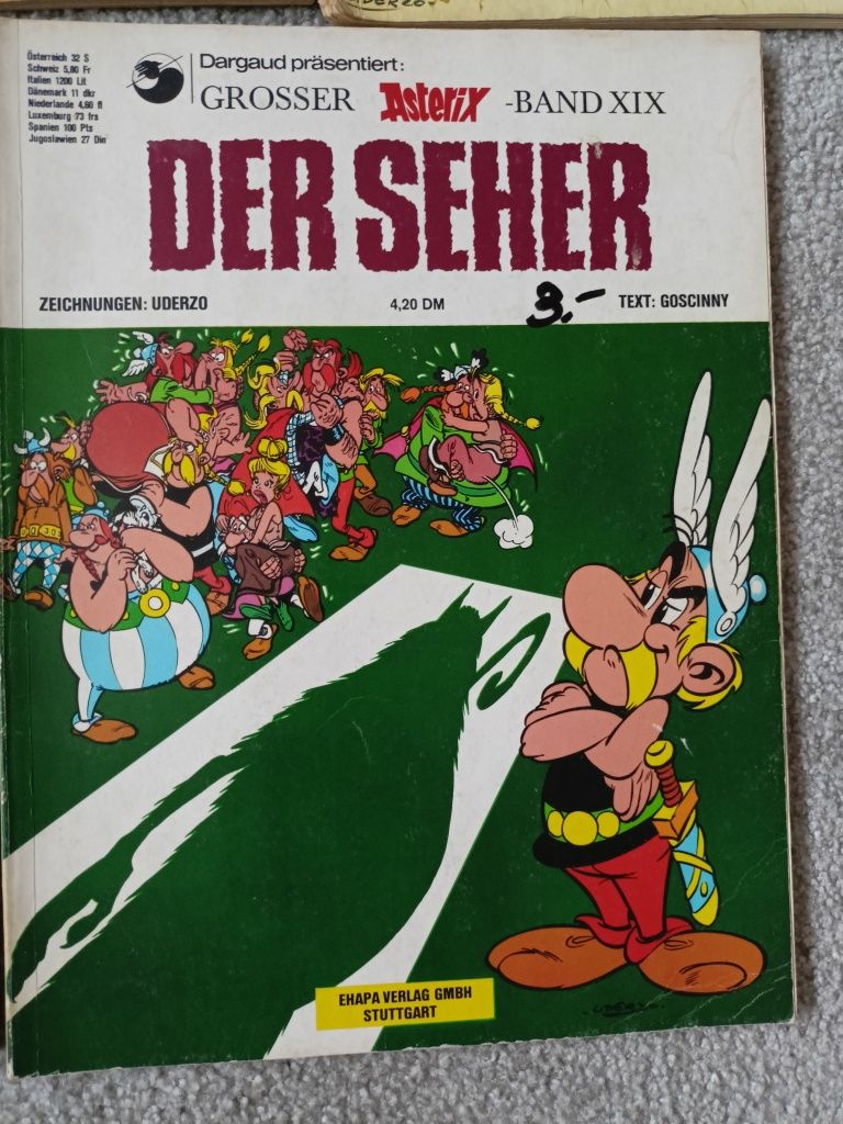 Komiks Asterix komiksy stare vintage kolekcjonerskie niemieckie retro