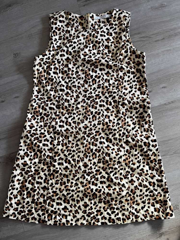 Vestido leopardo Zara M