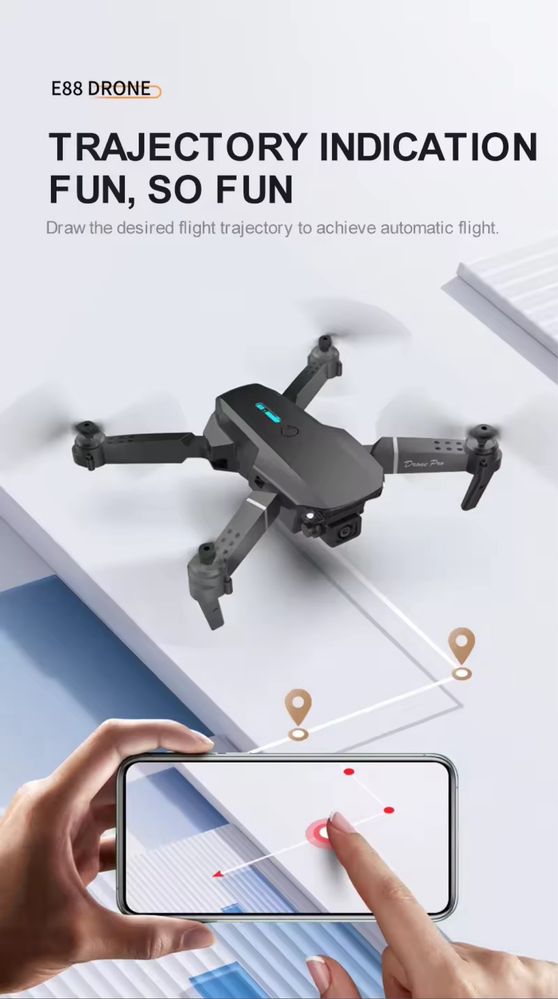 Dron Szybki - 3 Tryby Pręfkości - ZESTAW NOWY