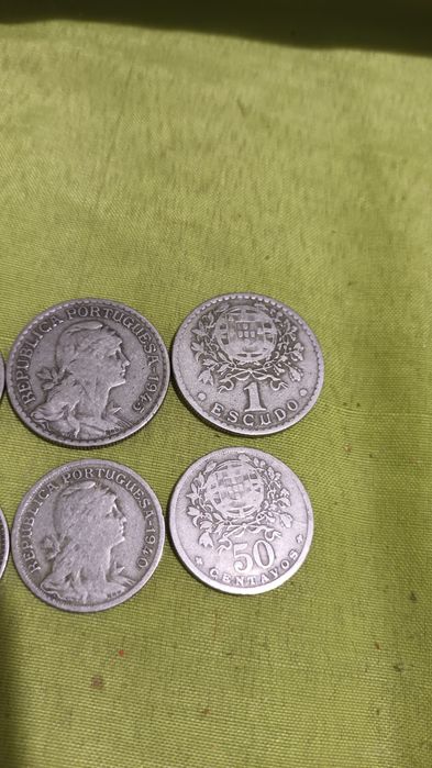 Moedas antigas coleçao