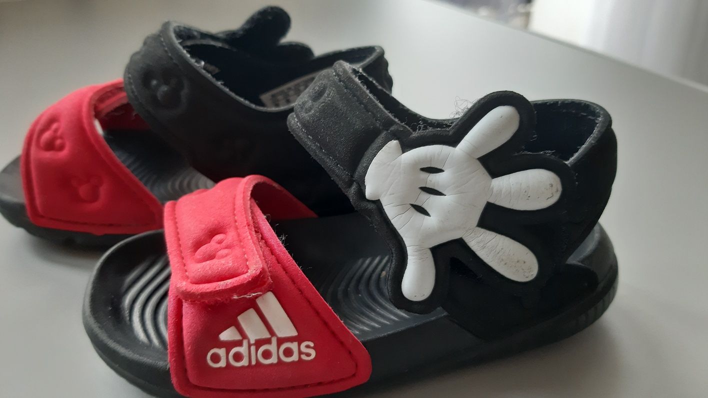 Sandałki piankowe Adidas roz.21 Myszka Miki