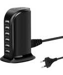 Wielokrotna ładowarka USB, stacja ładująca 30W 6 portów