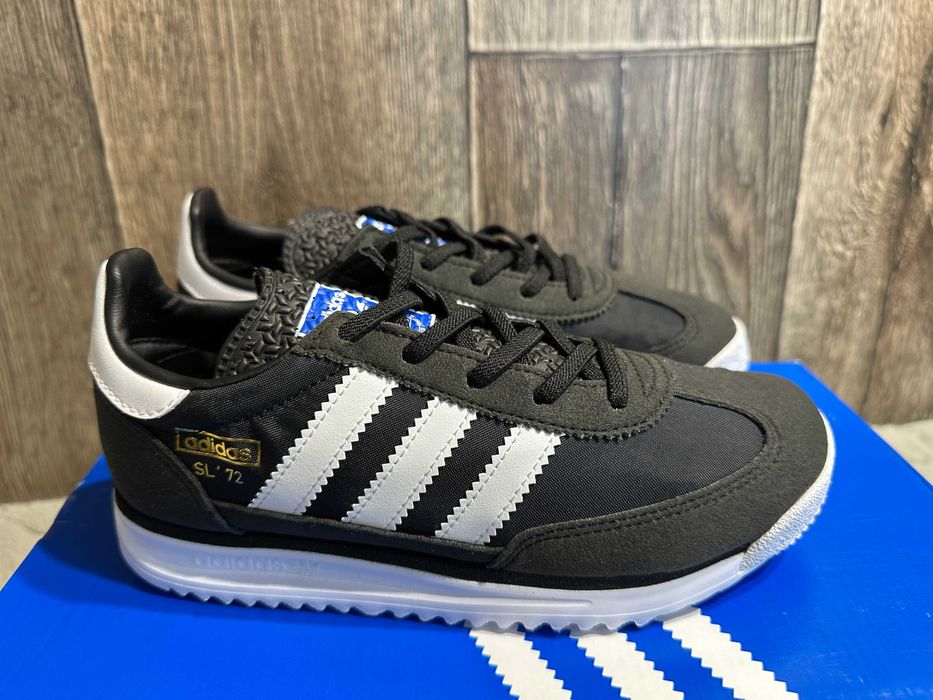 Buty damskie czarne trampki Adidas SL 72 RS EL C 35