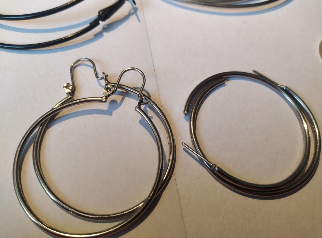 Conjunto de 5 Brincos Argolas
