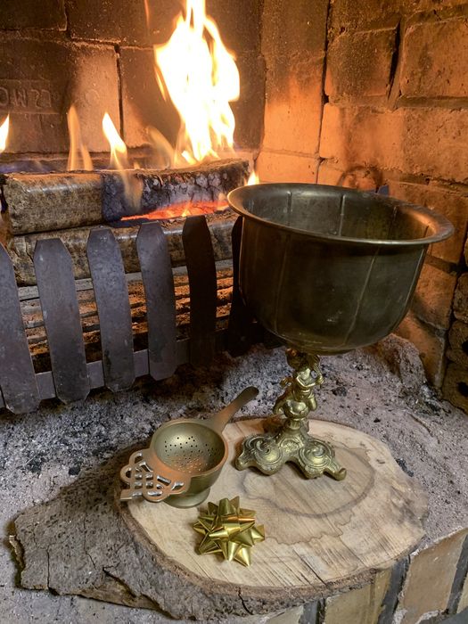 Mosiądz kielich i sitko pakiet