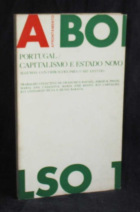 Livro Portugal Capitalismo e Estado Novo contribuições para o estudo