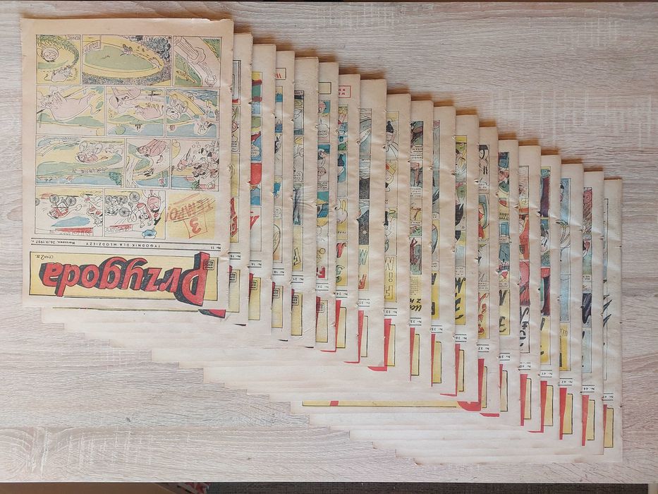 Przygoda - czasopisma z 1957 roku,  19-ście numerów