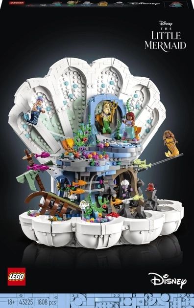 Конструктор LEGO Disney Русалочка: Морська раковина (43225)