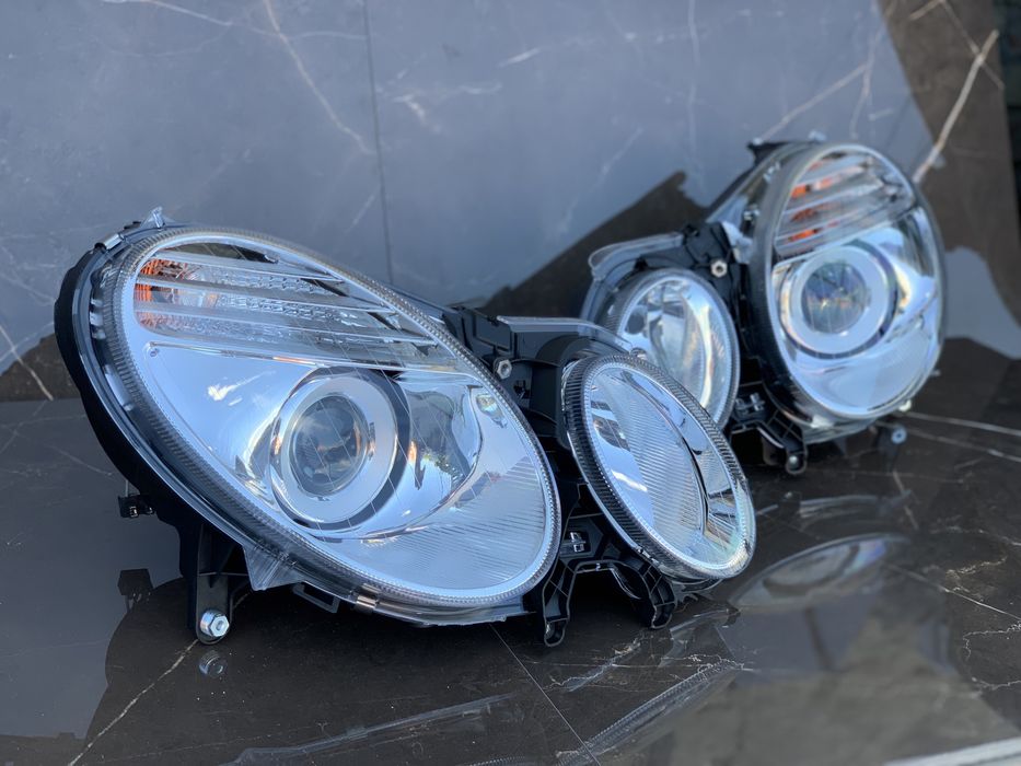 Фара Mercedes Benz w211 Рестайлинг Галоген Фари Оптика Галогенка