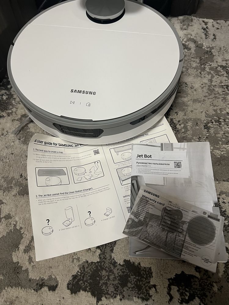 Робот-пылесос Samsung Jet Bot+ (VR30T85513W/EV)