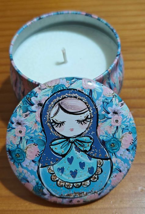 Vela - Boneca Azul