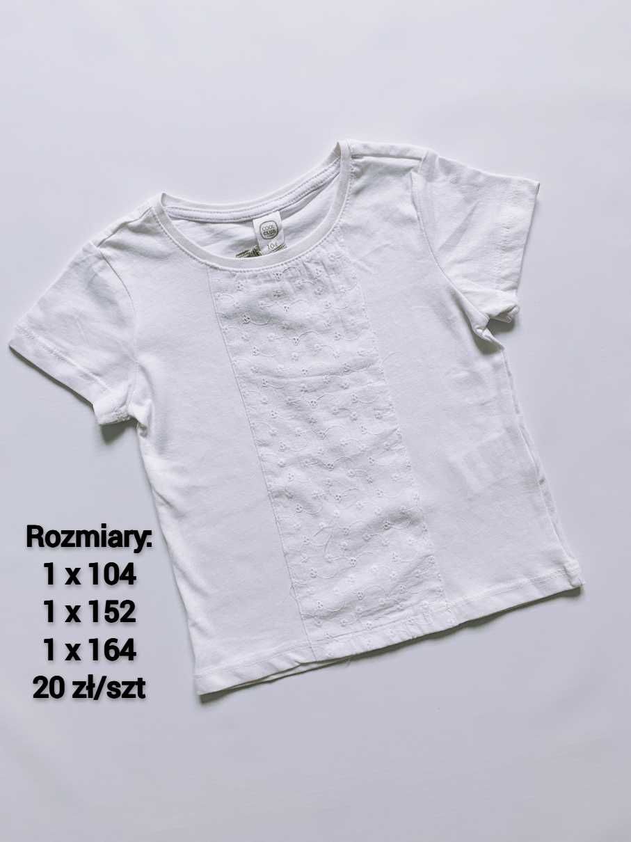 Biała bluzka t-shirt 104 Cool Club
