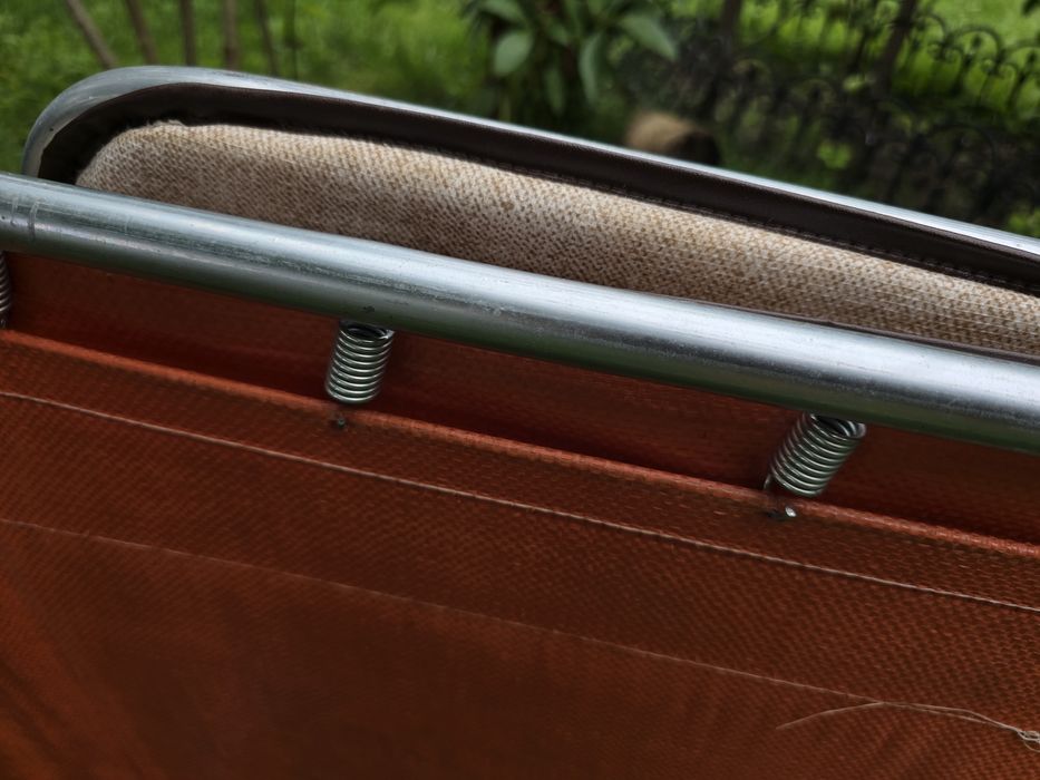 Łóżko polowe turystyczne z miękkim i wygodnym materacem regulowany zag