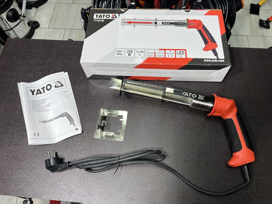 Нож Резак для пенопласта YATO YT-82190 На 220 Вт Длина реза 22 см