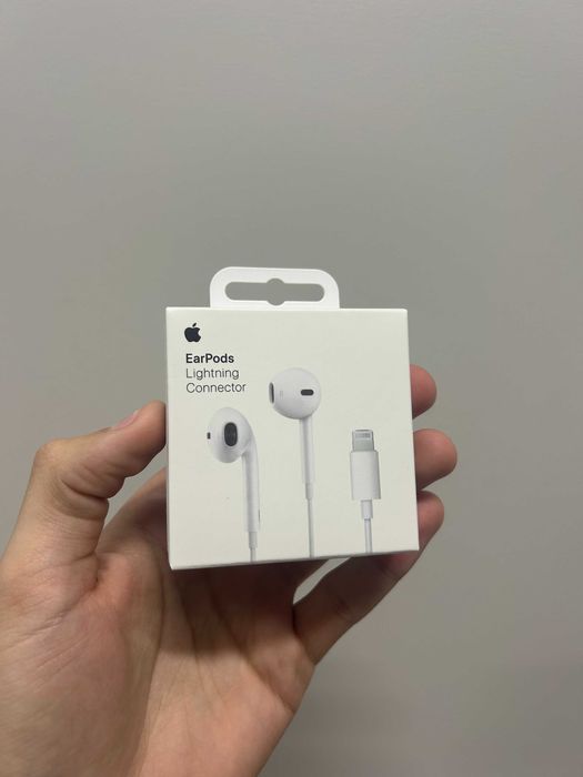 Навушники Apple Earpods Lightning провідні еарподс для айфону iphone