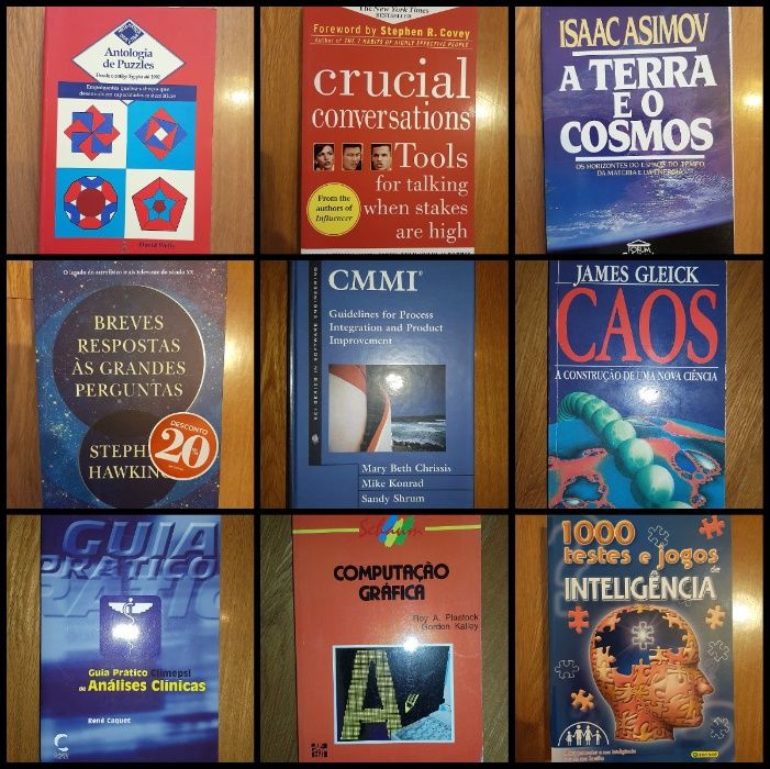 Pack Livros Técnicos/Científicos - Até 20 Livros