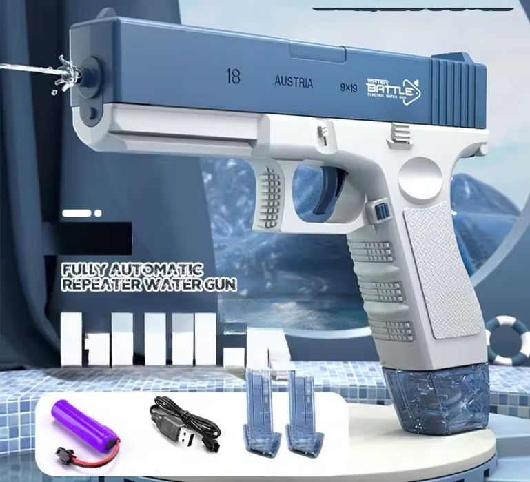 Pistola de Água Elétrica NOVA - Diversão sem Fim
