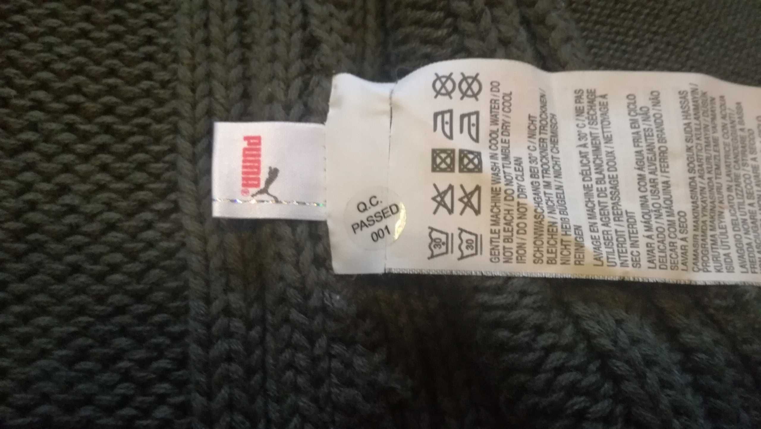 Damski ciepły sweter PUMA r.L kaptur stan bardzo dobry