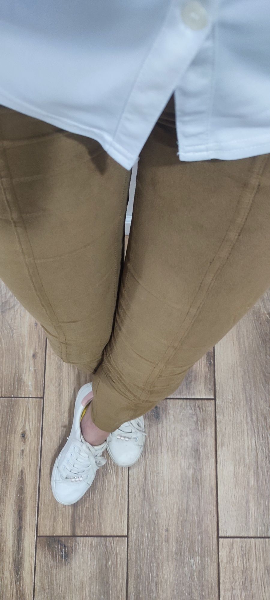 Zamszowe legginsy KappAhl 32 34