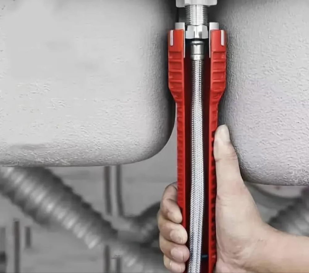 Klucz nasadowy uniwersaln do instalacj kranów i zlewów 5w1