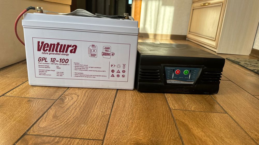 Джерело безперебійного живлення для котла ( інвертор + акб )