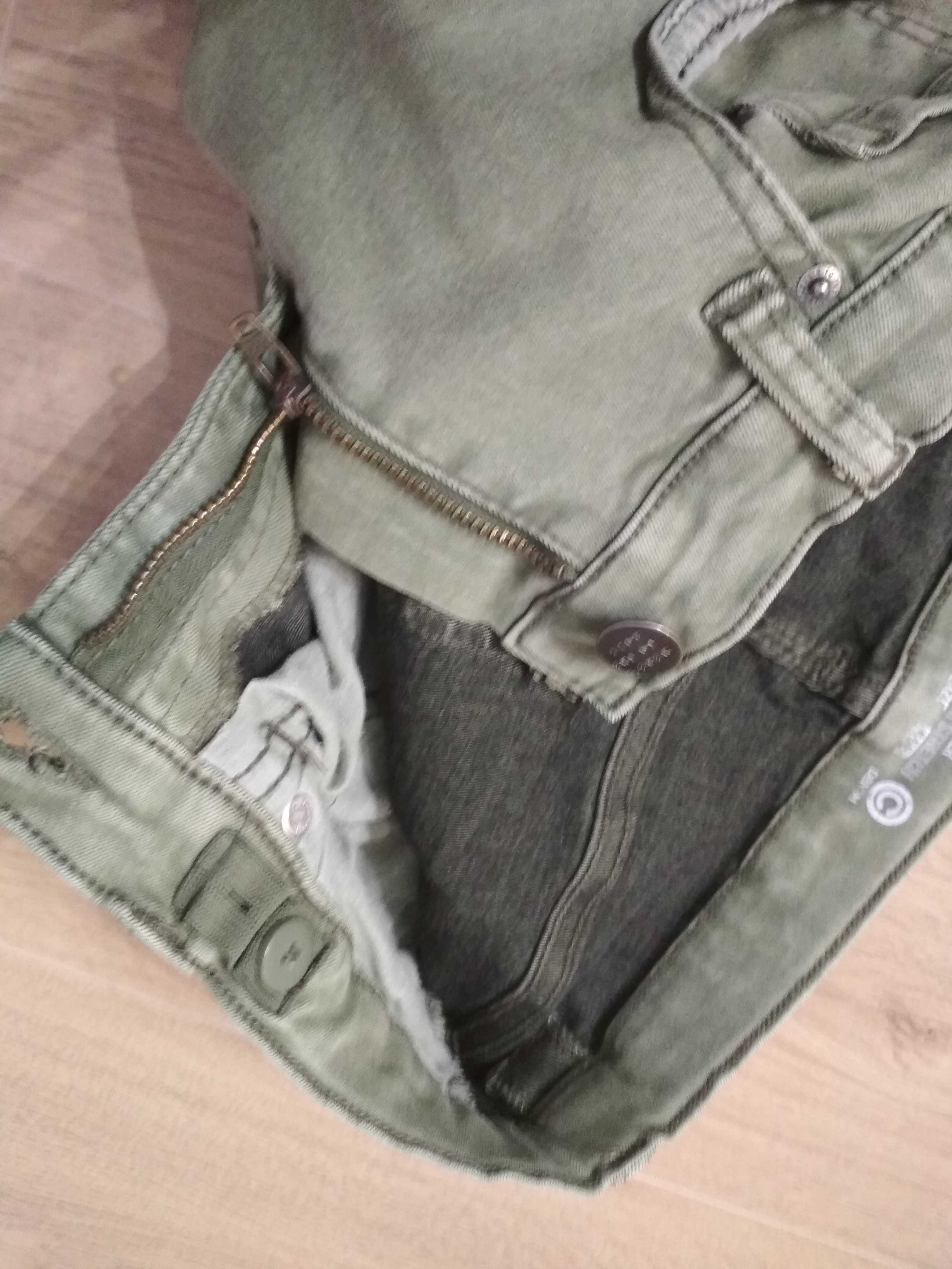 spodnie jeansy stretch rozm. 158 chłopiec