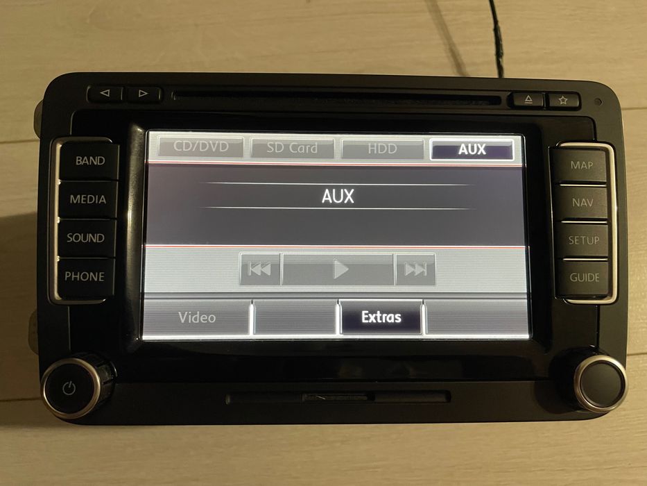 Магнітола VW RNS 510 з кодом Passat B6 B7 CC Golf 6 Jetta Tiguan Caddy