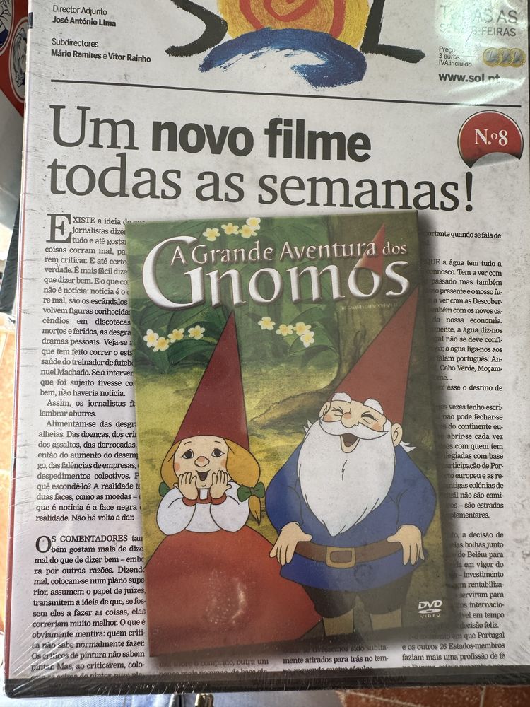 Dvd os gnomos novo