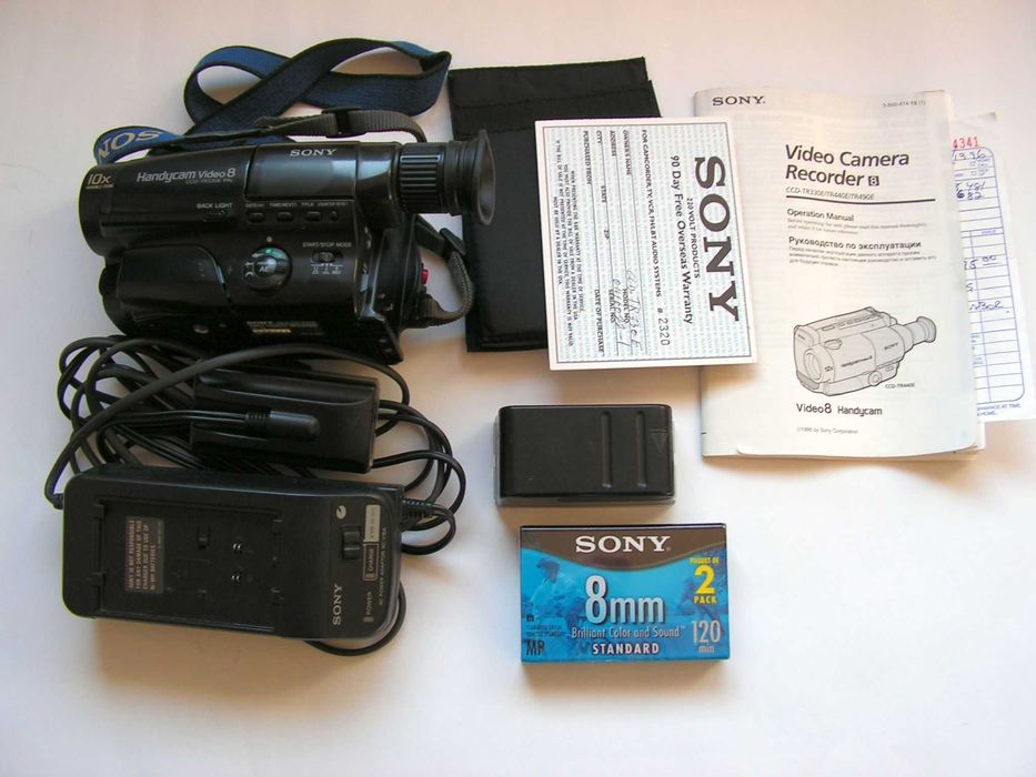 Kamera video Sony 8 mm.
