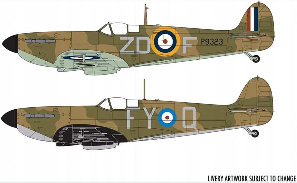 Airfix 05126A samolot Supermarine Spitfire Mk. 1a Aircraft Scale 1/48