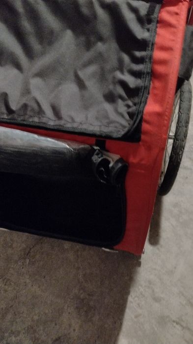 Przyczepka rowerowa dla psa