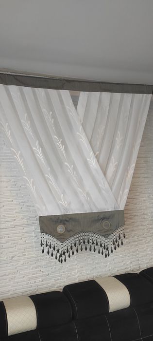 Firany Panele z Kryształkami Glamour