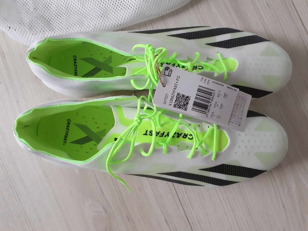 Profesjonalne   buty piłkarskie korki Adidas X Crazyfast+ FG r.45 1/3